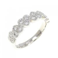 PT ハート ダイヤモンド リング 0.41CT