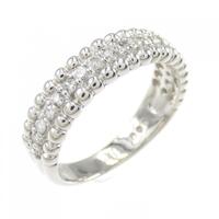 PT ハーフエタニティ ダイヤモンド リング 0.30CT