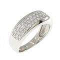PT パヴェ ダイヤモンド リング 0.50CT