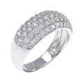 PT パヴェ ダイヤモンド リング 1.10CT