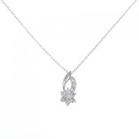 PT フラワー ダイヤモンド ネックレス 0.50CT