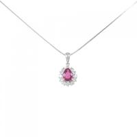PT ルビー ネックレス 1.33CT