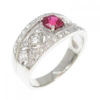 PT ルビー リング 0.70CT