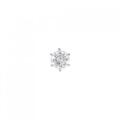 【リメイク】ST/プラチナダイヤモンドピアス 0.532CT G I1 GOOD 片耳