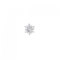 【リメイク】ST/プラチナダイヤモンドピアス 0.532CT G I1 GOOD 片耳