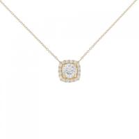【リメイク】プラチナダイヤモンドネックレス 0.528CT H SI1 VG