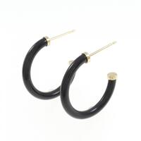 【新品】K18YG オニキス ピアス