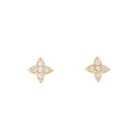 【新品】K18YG ダイヤモンド ピアス 0.10CT