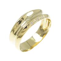 【新品】K18YG ダイヤモンド リング 0.04CT