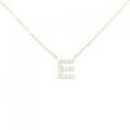 ギンザ タナカ イニシャルE ダイヤモンド ネックレス 0.11CT