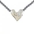 ジョージ ジェンセン ハート ヘマタイト ネックレス