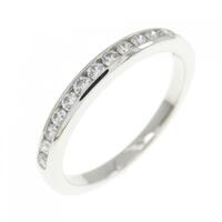 ティファニー ハーフサークル チャネルセッティング リング