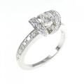 ティファニー リボン リング 0.41ct I IF EXT