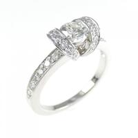 ティファニー リボン リング 0.41ct I IF EXT