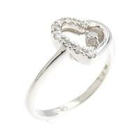 フォリフォリ ハート ダイヤモンドリング 0.06CT