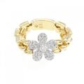 ポンテヴェキオ フラワー ダイヤモンドリング 0.20CT