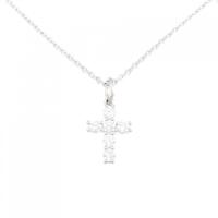 平和堂 クロス ダイヤモンドネックレス 0.58CT