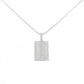 K18WG ダイヤモンド ネックレス 0.75CT
