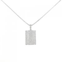 K18WG ダイヤモンド ネックレス 0.75CT