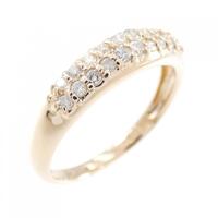 K18PG ダイヤモンド リング 0.16CT
