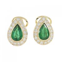 アドラー エメラルド ピアス 3.27CT