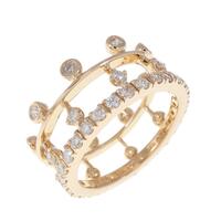 K18PG ダイヤモンド リング 0.93CT