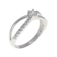 K18WG ダイヤモンド リング 0.30CT