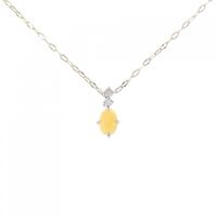 K18WG/K18YG オパール ネックレス 0.47CT