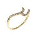 K18YG ダイヤモンド リング 0.17CT