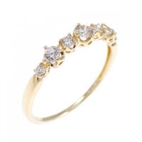 K18YG ダイヤモンド リング 0.30CT