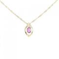 K18YG/750YG ルビー ネックレス