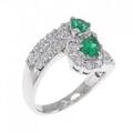 PT エメラルド リング 0.70CT