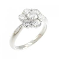 PT フラワー ダイヤモンド リング 1.00CT