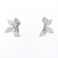 カシケイ リーフ ダイヤモンド イヤリング 1.20CT