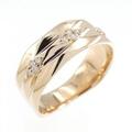 K18PG ダイヤモンド リング 0.10CT