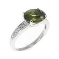 K18WG トルマリン リング 2.00CT