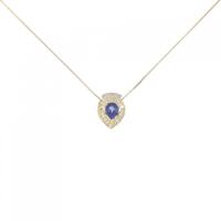 K18YG サファイヤ ネックレス 0.52CT