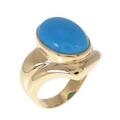 K18YG ターコイズ リング