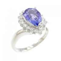 PT タンザナイト リング 1.67CT