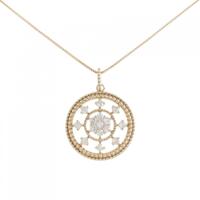 K18PG ダイヤモンド ネックレス 0.33CT