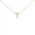 K18YG ダイヤモンド ネックレス 0.15CT