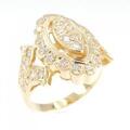 K18YG ダイヤモンド リング 0.48CT