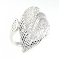 PT リーフ ダイヤモンド リング 0.16CT