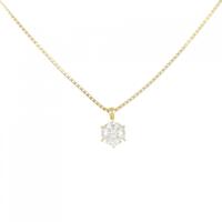 【新品】K18YG ダイヤモンド ネックレス 0.310CT H SI2 VG