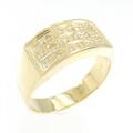 【新品】K18YG ダイヤモンド リング 0.12CT