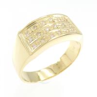 【新品】K18YG ダイヤモンド リング 0.12CT
