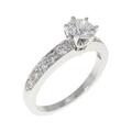ティファニー ビーズセッティング リング 0.50CT H VVS1 EXT