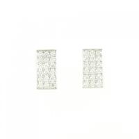 K18WG ダイヤモンド ピアス 0.752CT