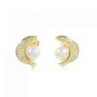 K18YG アコヤパール イヤリング 6.1mm