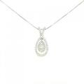 K18WG ダイヤモンド ネックレス 0.50CT